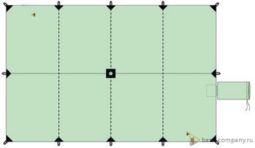 Туристический тент 3x4.5